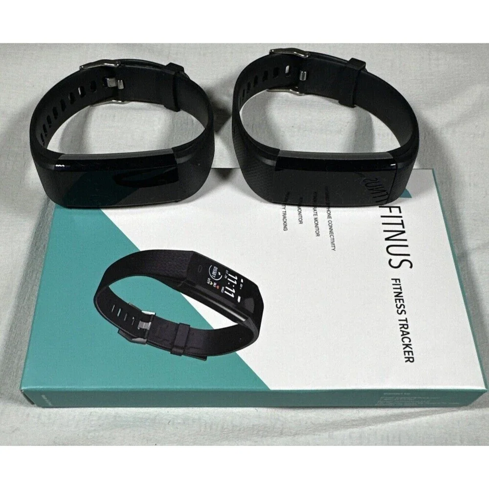 FITNUS Fitness Tracker Set Of 2 | New - Opened Box - Unused | Same Day Shipping